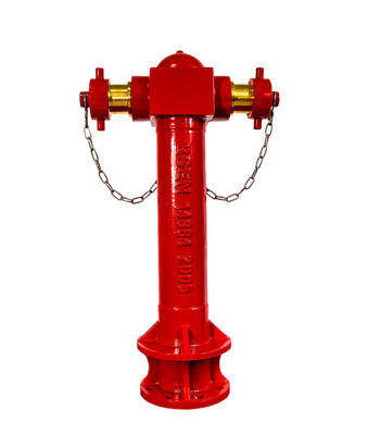 Pillar Vertical Fire Hydrant Ductile Iron For Municipal Construction