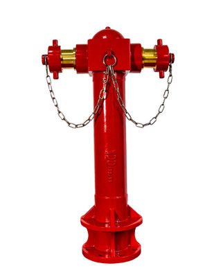 Pillar Vertical Fire Hydrant Ductile Iron For Municipal Construction