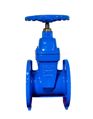 Custom DN100 BS5163 Cast Iron Gate Valve 100mm Resilient Wedge