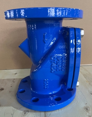 45 Degree Rubber Seat Cast Iron Check Valve