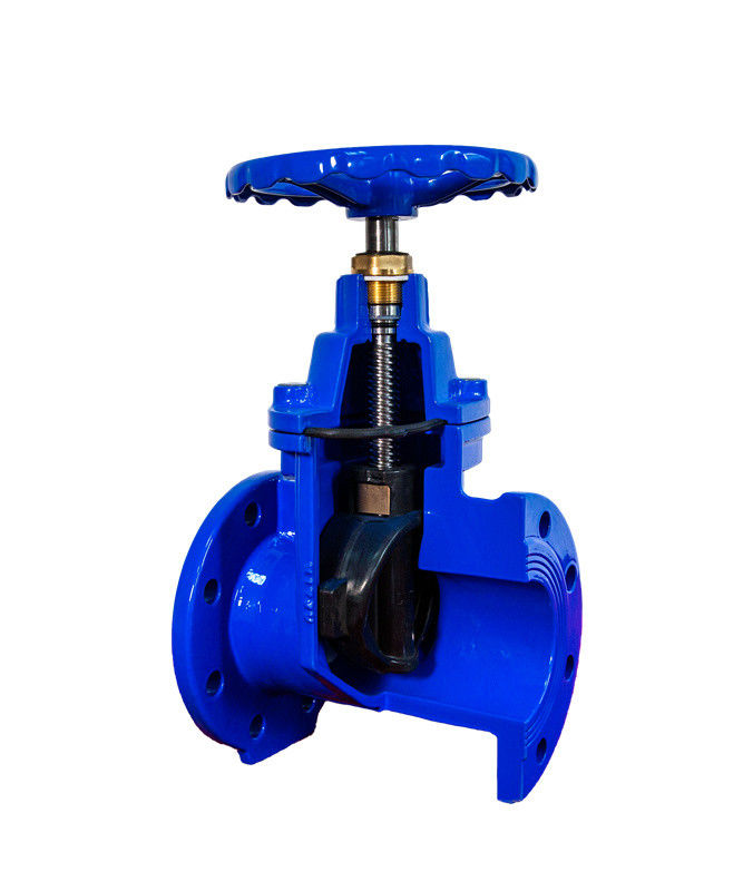 Flanged Soft Seat Gate Valve 125lb-150lb Pressure Rating For Water Supply