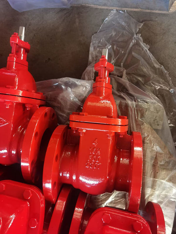 Ductile Iron Dn100 Pn16 Gate Valve Blue For Oil and Gas