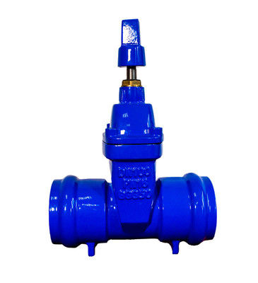 Socket Ended Non-rising Stem Resilient Soft Seat Gate Valve With PN10/16 Pressure Rating